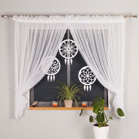 Firanka z panelem łapacz snów 400x150